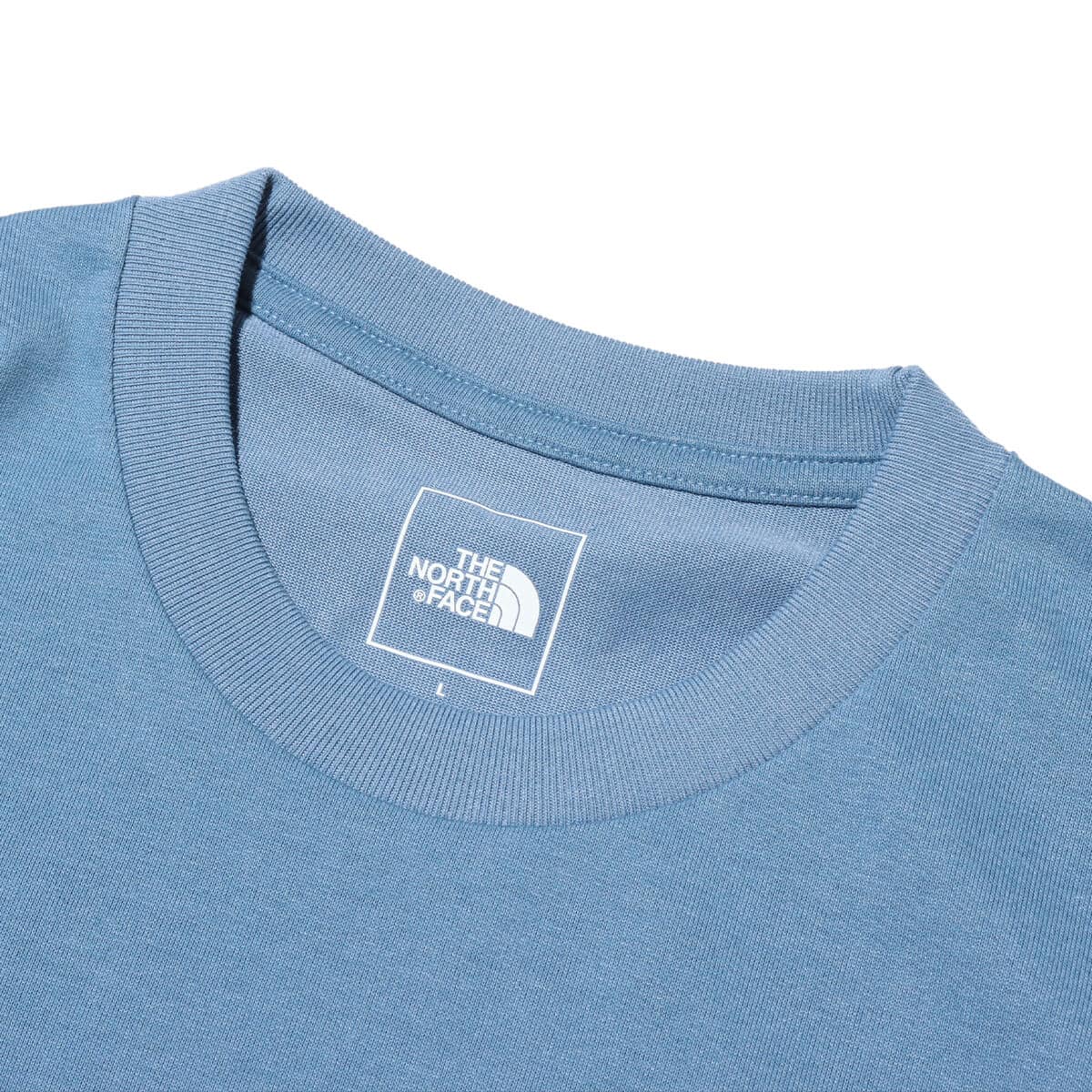 THE NORTH FACE S/S Bandana Square Logo Tee インディゴ