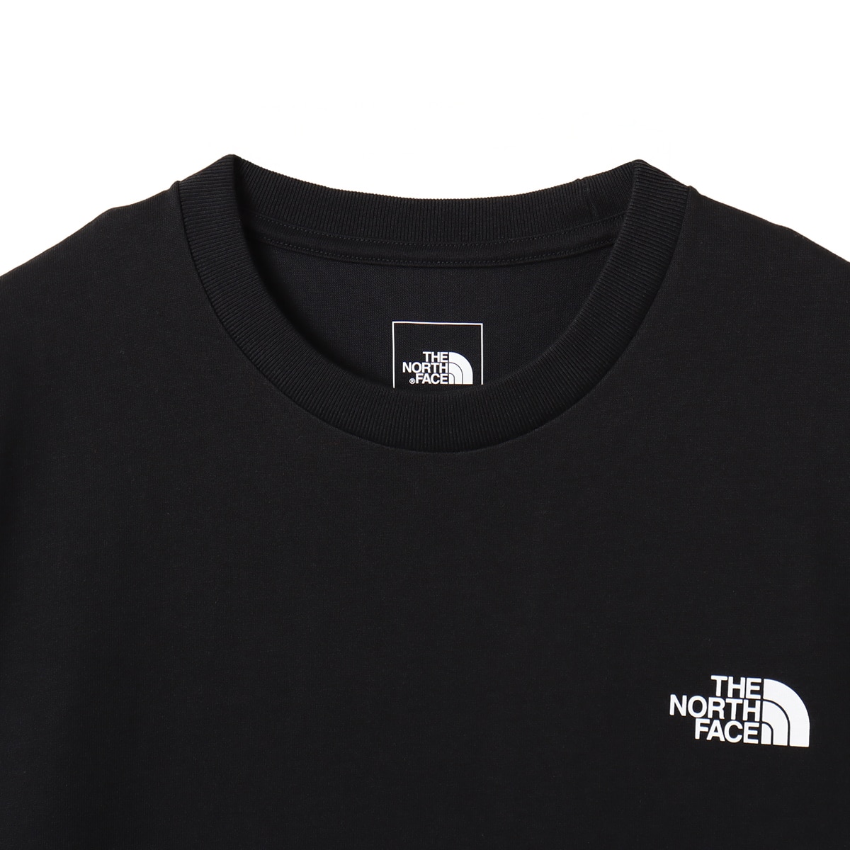 THE NORTH FACE S/S BANDANA SQUARE LOGO TEE ブラック2（ザ