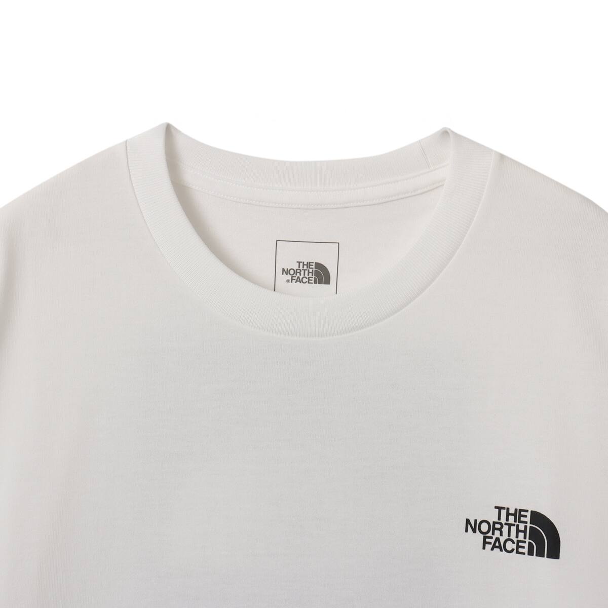 THE NORTH FACE S/S BANDANA SQUARE LOGO TEE ホワイト2の画像