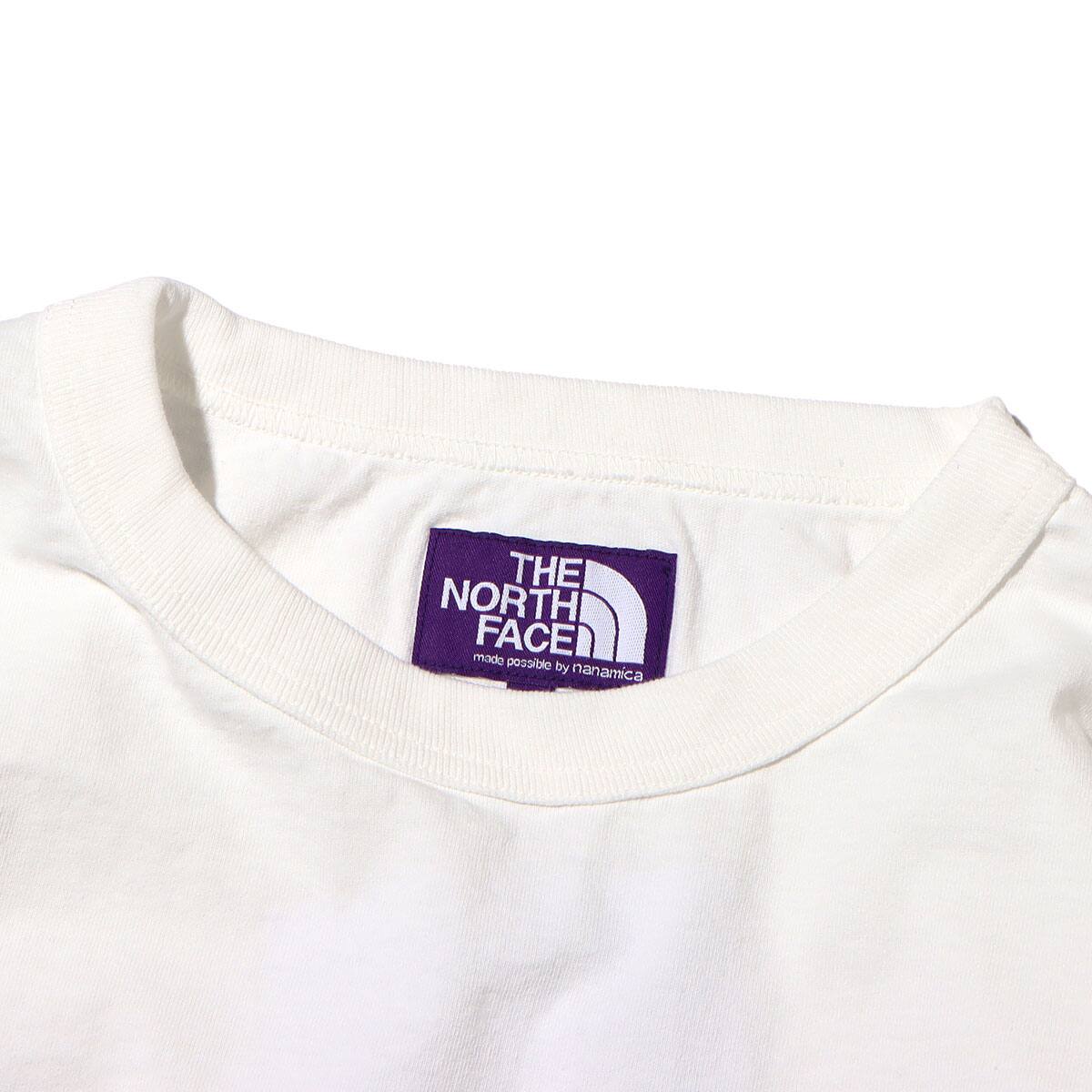 THE NORTH FACE PURPLE LABEL 7oz L/S Pocket Tee Off White 22FW-Iの画像