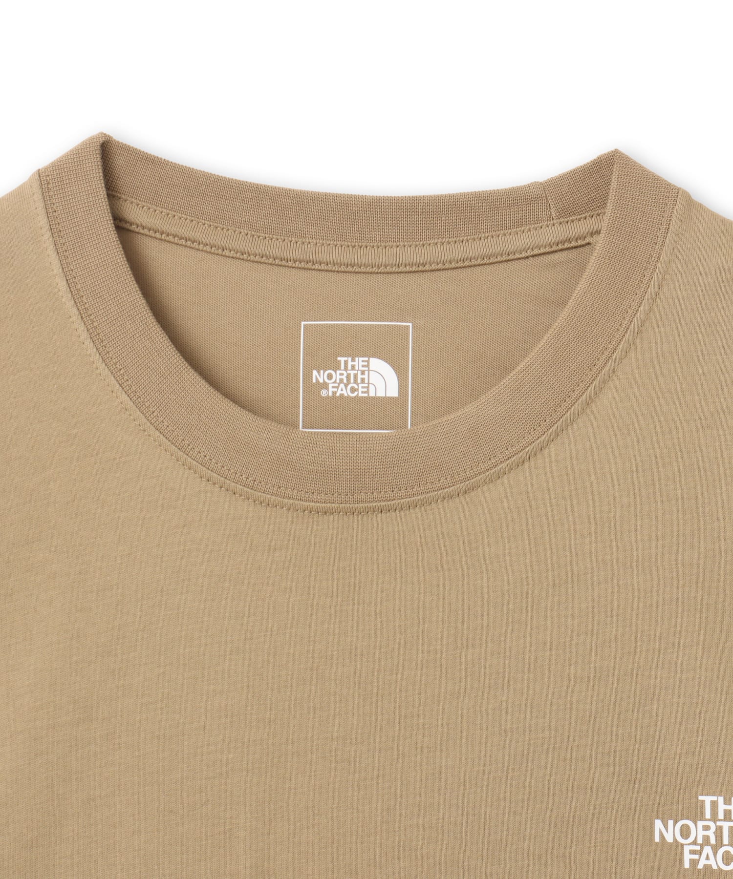 THE NORTH FACE S/S Half Dome Digital Square Logo Tee クラシックカーキの画像