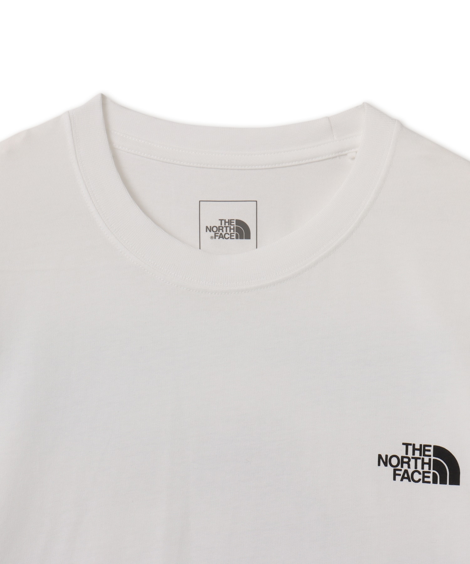 THE NORTH FACE S/S Half Dome Digital Square Logo Tee ホワイトの画像
