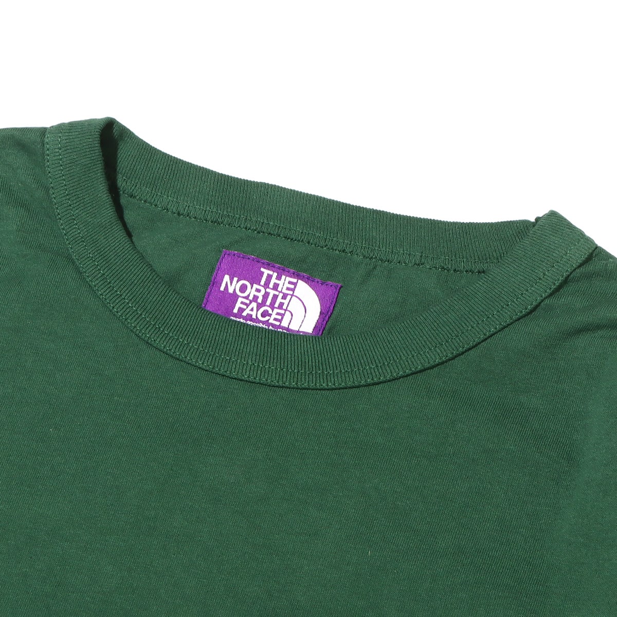 THE NORTH FACE PURPLE LABEL 7oz L/S Pocket Tee Green X Orange 23SS-Iの画像