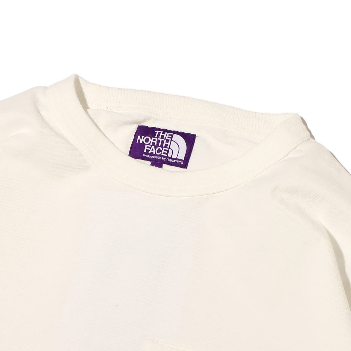 THE NORTH FACE PURPLE LABEL 7oz L/S Pocket Tee Off White 23SS-Iの画像