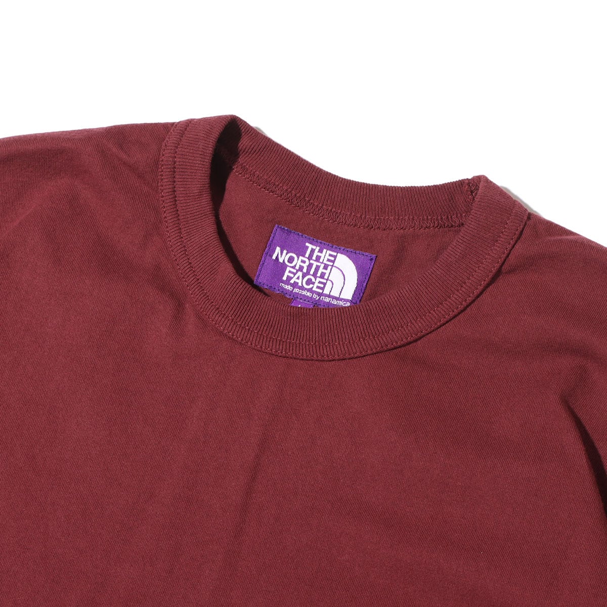 THE NORTH FACE PURPLE LABEL 7oz Pocket Tee Bordeauxの画像