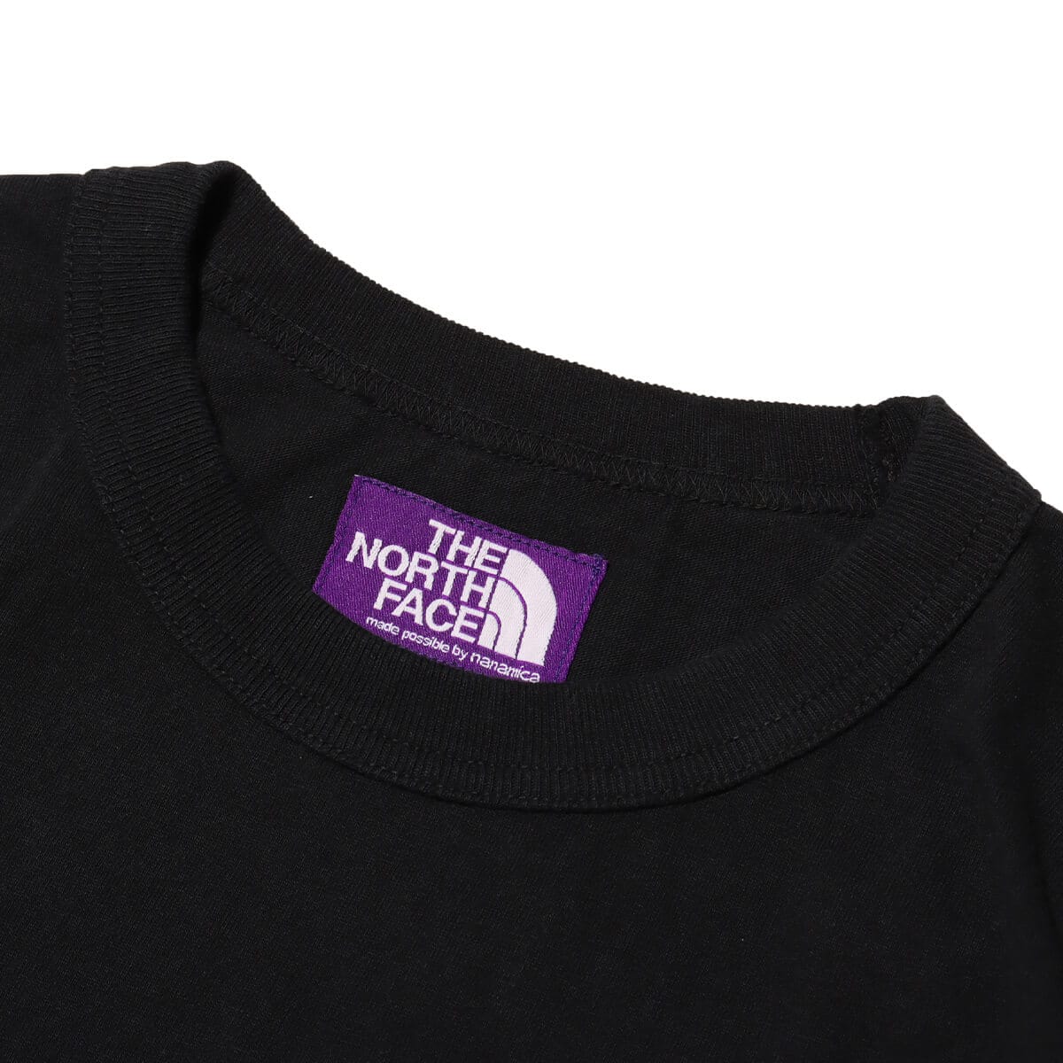 THE NORTH FACE PURPLE LABEL 7oz Pocket Tee Black X Off White の画像