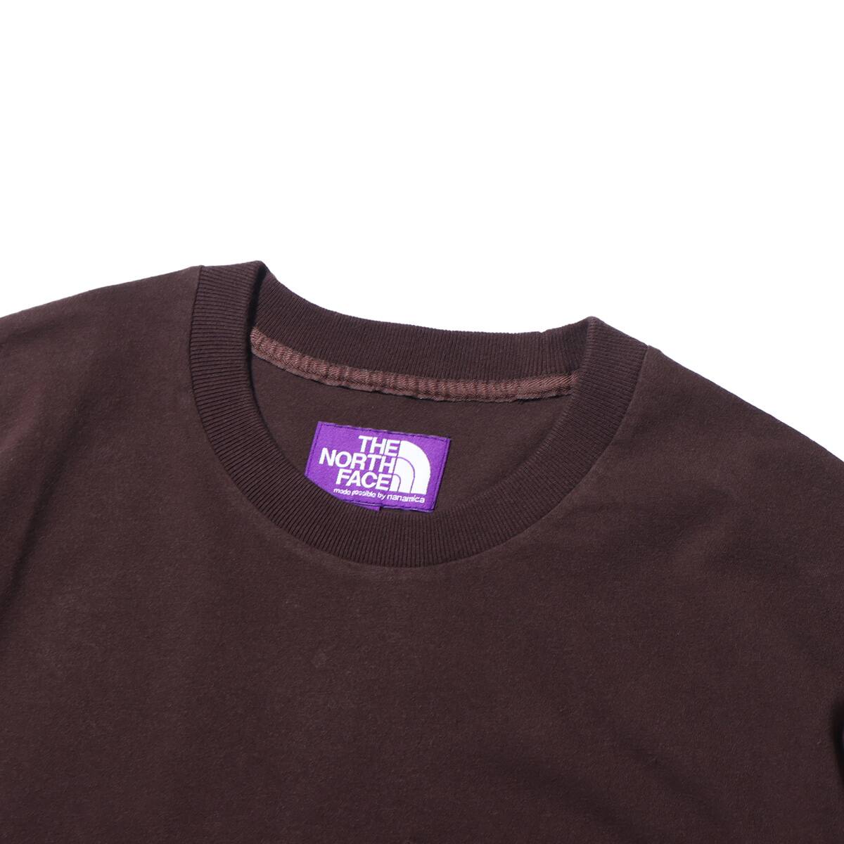 THE NORTH FACE PURPLE LABEL High Bulky Pocket Tee Brownの画像