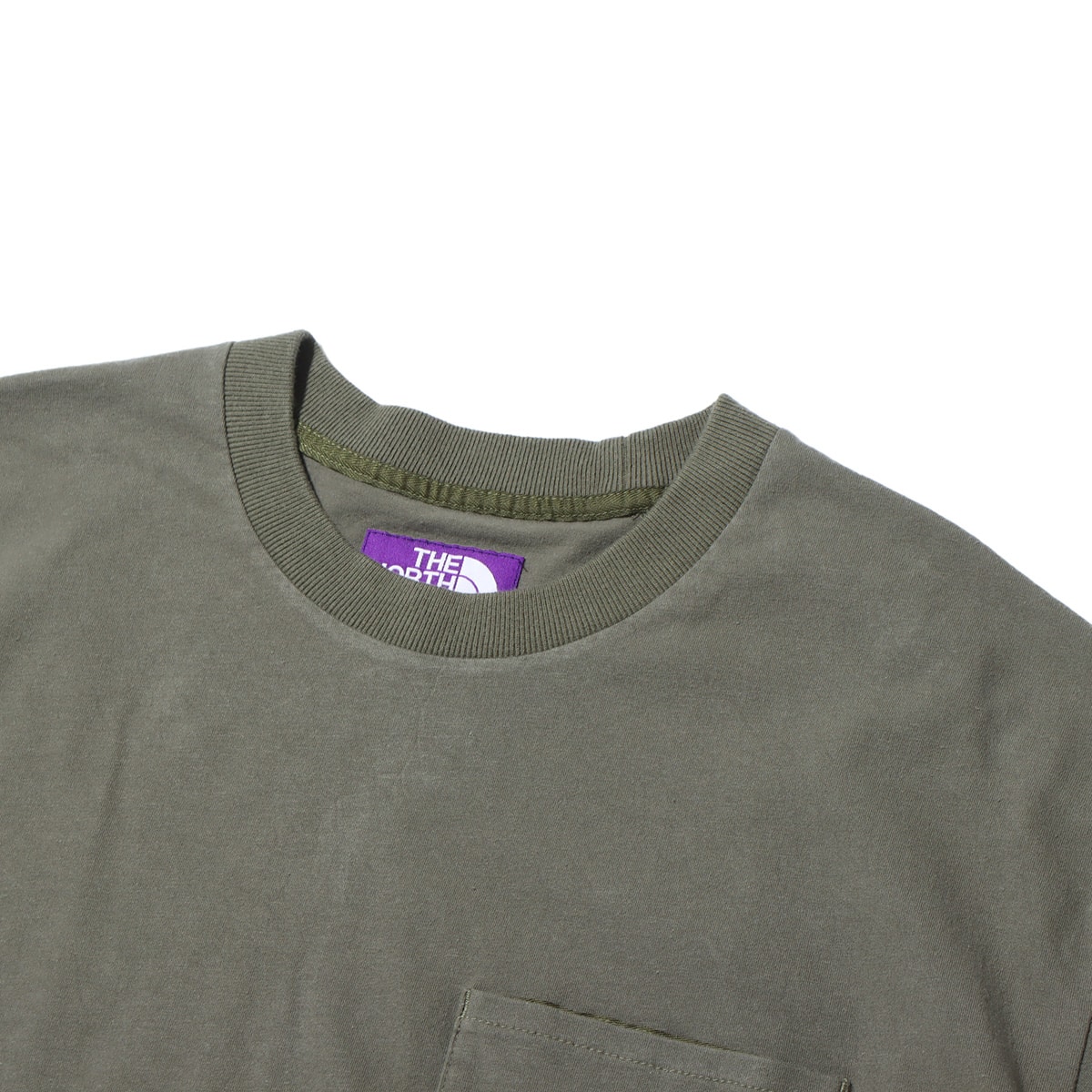 THE NORTH FACE PURPLE LABEL High Bulky Pocket Tee Khaki Green 23FW-Iの画像