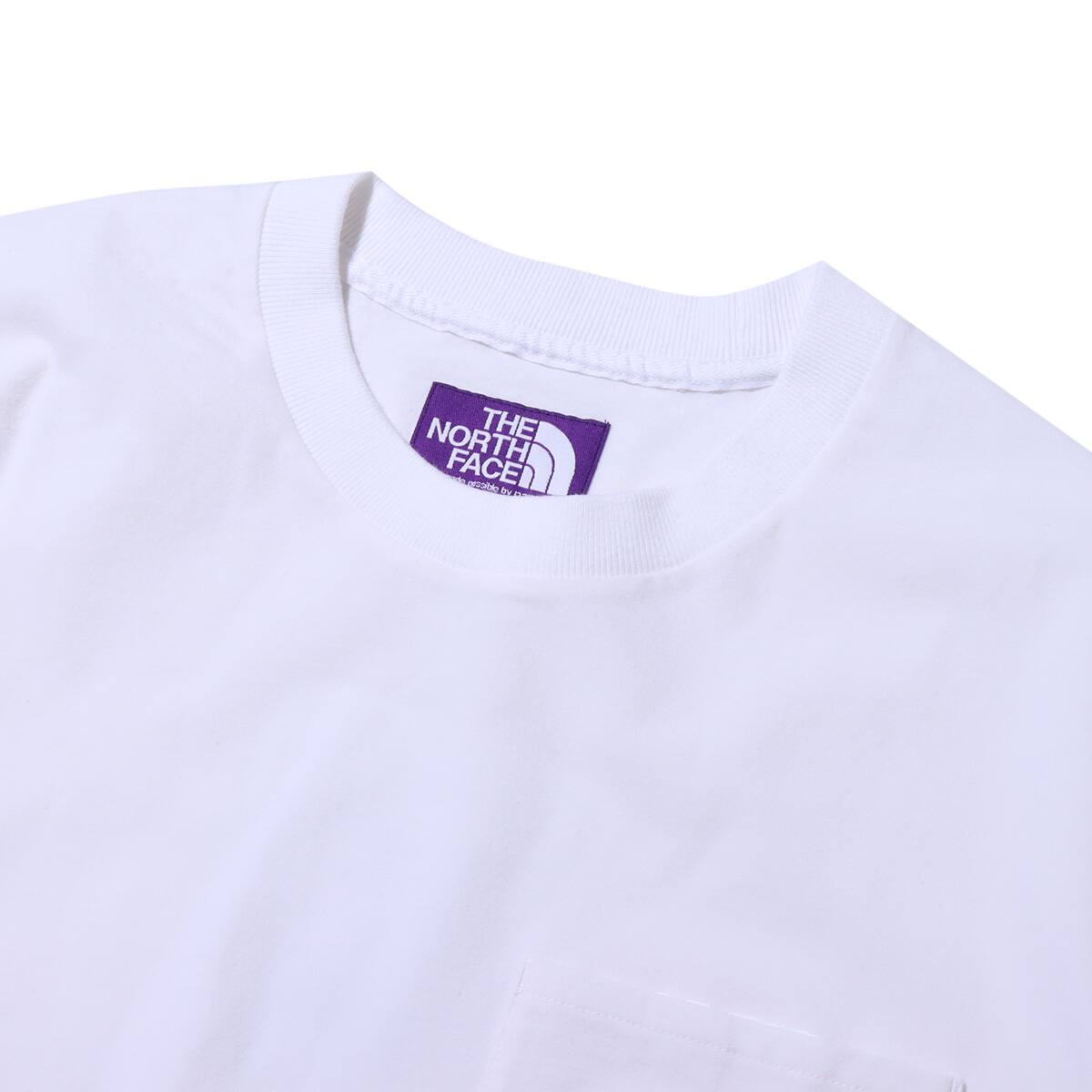 THE NORTH FACE PURPLE LABEL High Bulky Pocket Tee Off White 23FW-Iの画像
