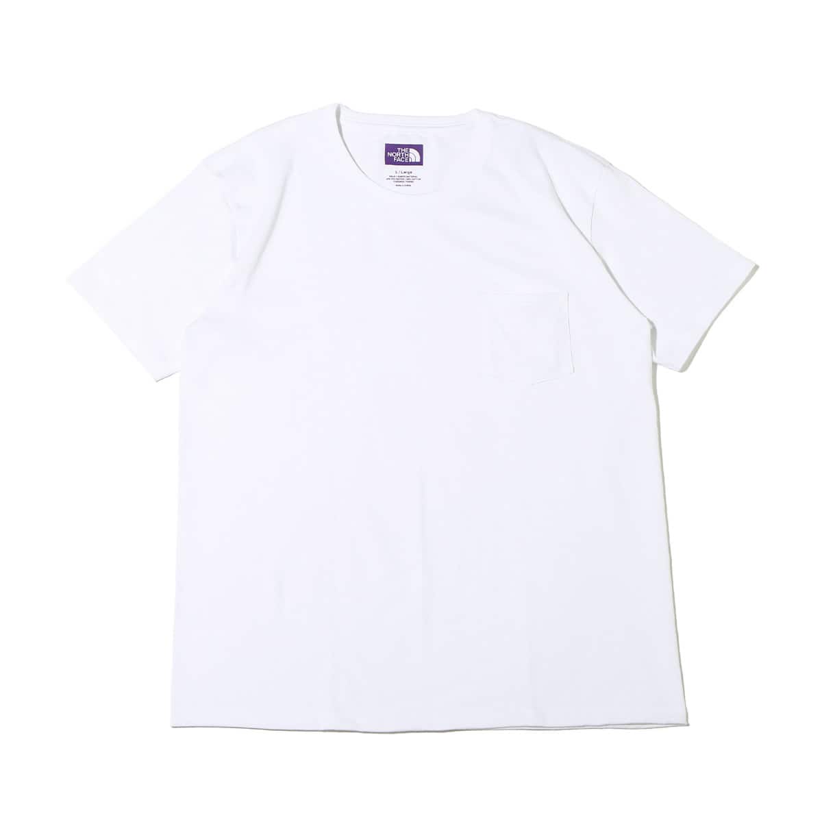 THE NORTH FACE PURPLE LABEL PACK FIELD TEE WHITE / BLACK 23SS-Iの画像