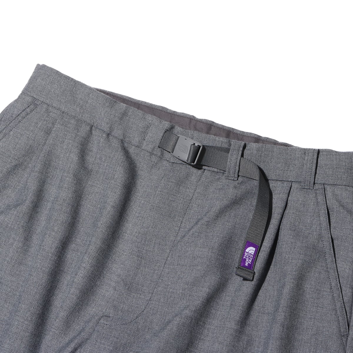 THE NORTH FACE PURPLE LABEL Polyester Wool Oxford Wide Tapered Field Pants Mix Gray 24SS-Iの画像
