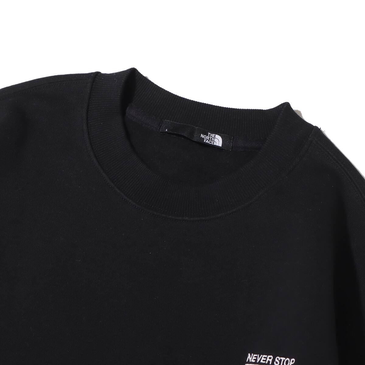 THE NORTH FACE NEVER STOP ING CREW BLACK 23FW-I