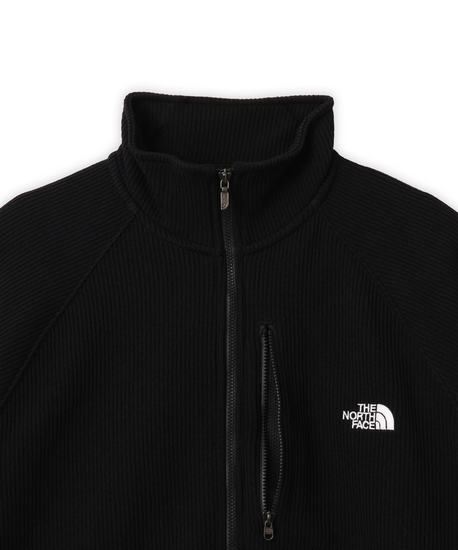THE NORTH FACE QUARTERKNIT FULLZIP JACKET ブラックの画像