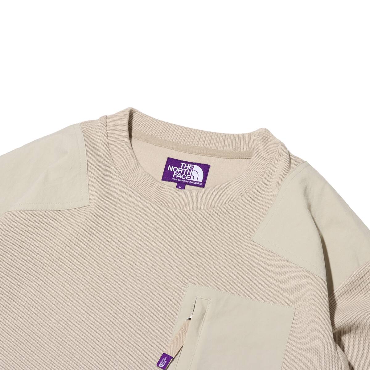THE NORTH FACE PURPLE LABEL Field Commando Sweatshirt Beige 24SS-Iの画像