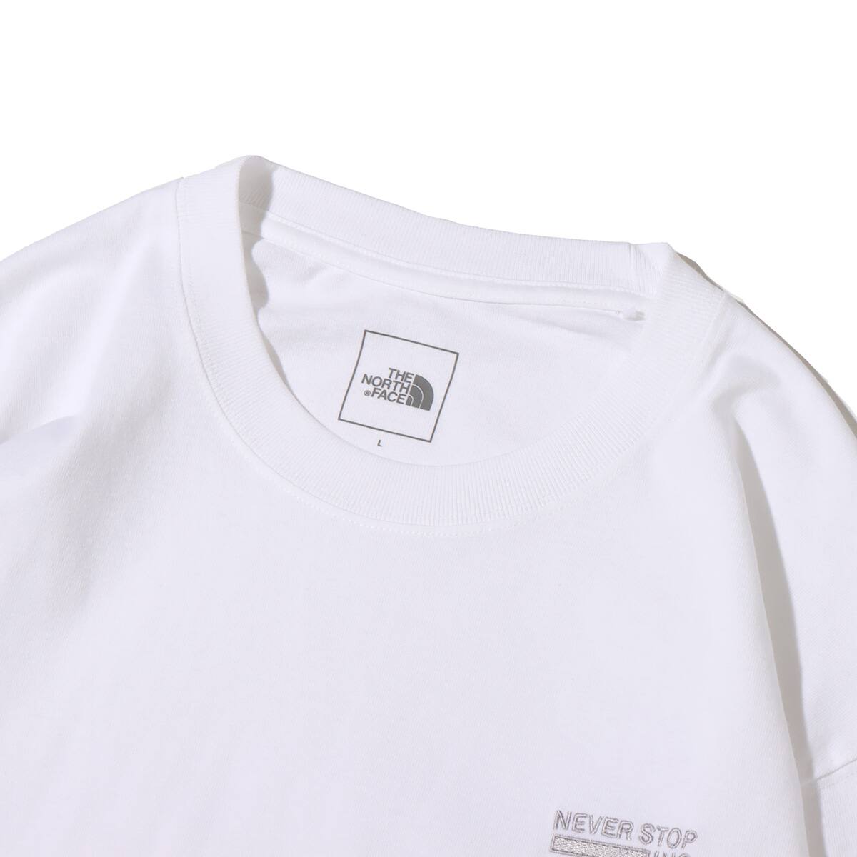 THE NORTH FACE L/S NEVER STOP ING TEE ホワイト 23FW-I