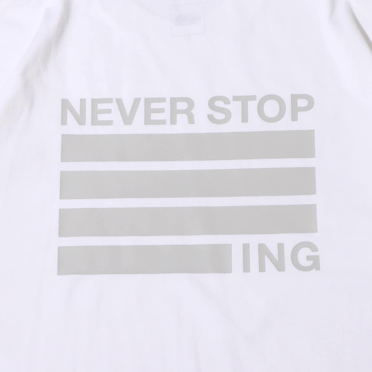 THE NORTH FACE S/S NEVER STOP ING TEE ホワイト 23FW-I