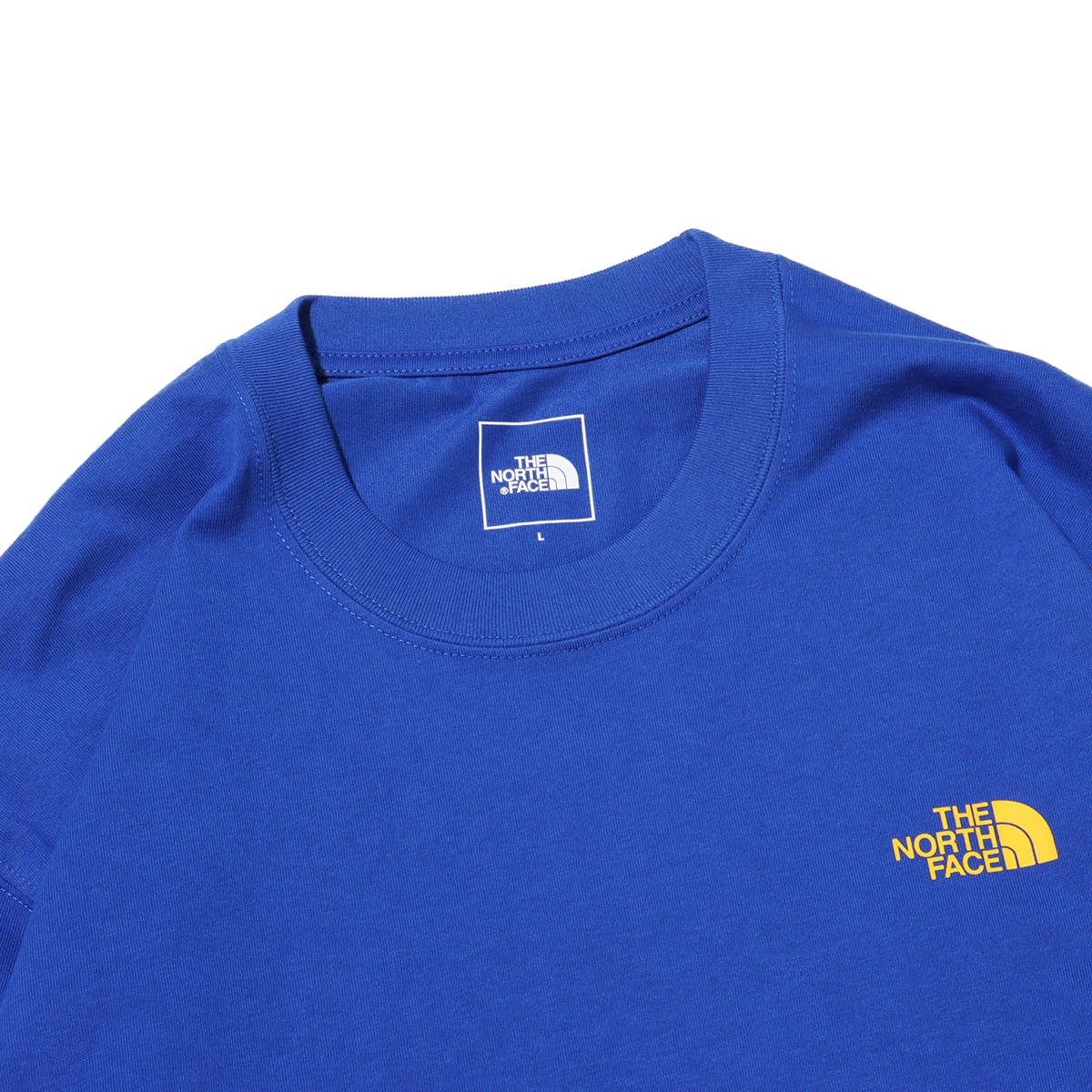THE NORTH FACE L/S Back Square Logo Tee TNFブルー の画像
