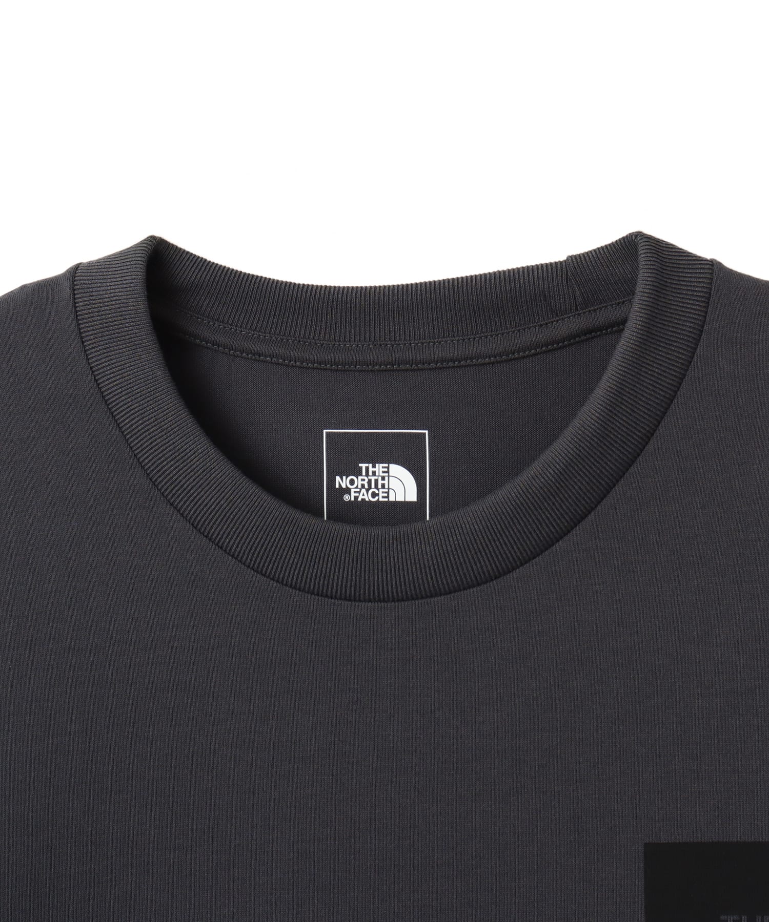 THE NORTH FACE L/S Square Logo Tee アスファルトグレーの画像