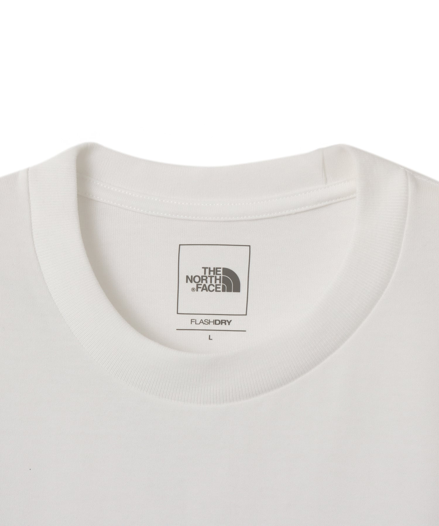 THE NORTH FACE L/S Square Logo Tee ホワイトの画像