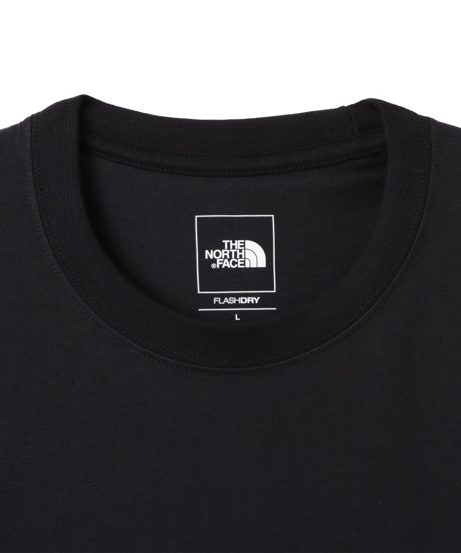 THE NORTH FACE S/S FD Flower Logo Tee ブラックの画像