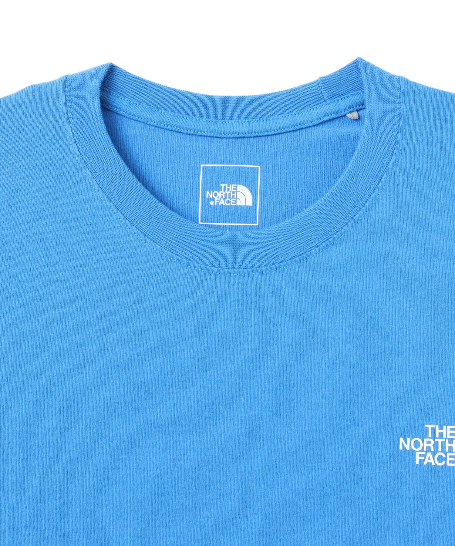 THE NORTH FACE L/S SQUARE Digital Graphic Tee CLEAR LAKE BLUEの画像
