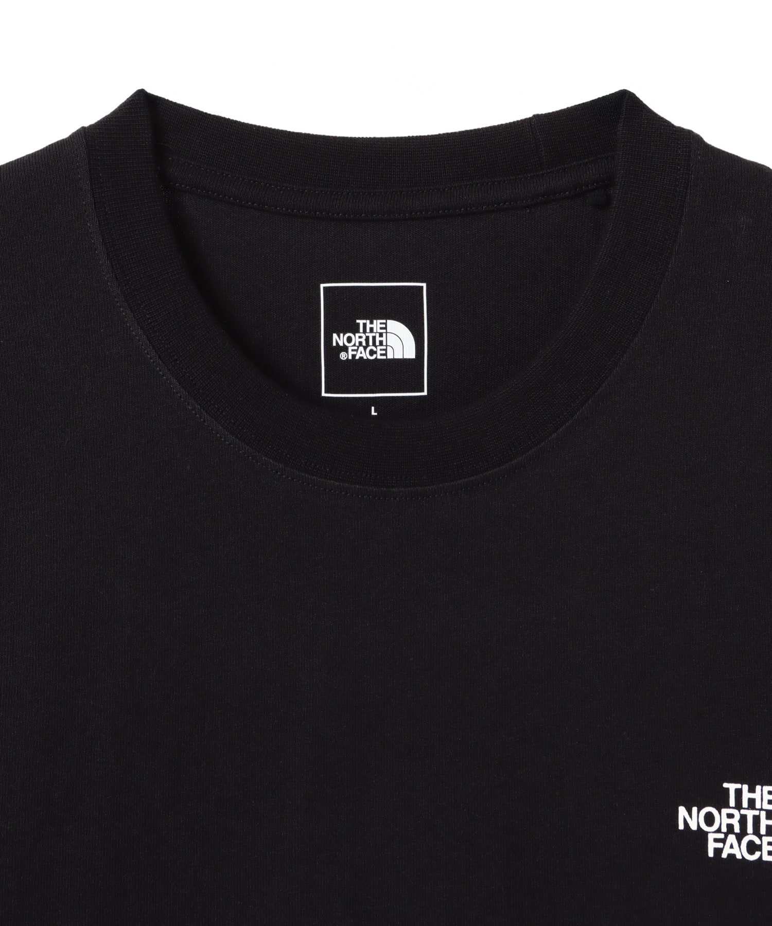 THE NORTH FACE L/S SQUARE Digital Graphic Tee BLACKの画像