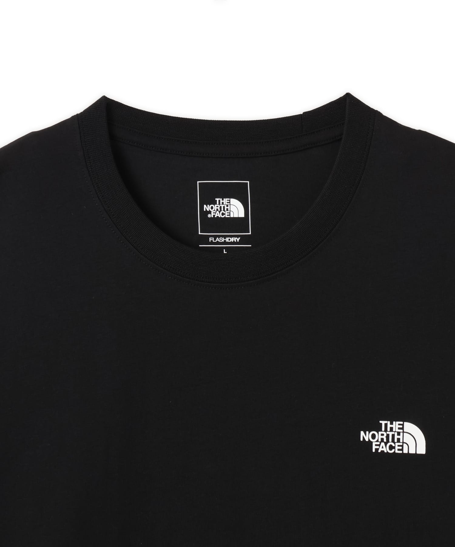 THE NORTH FACE S/S HALF DOME SQUARE LOGO TEE ブラックの画像