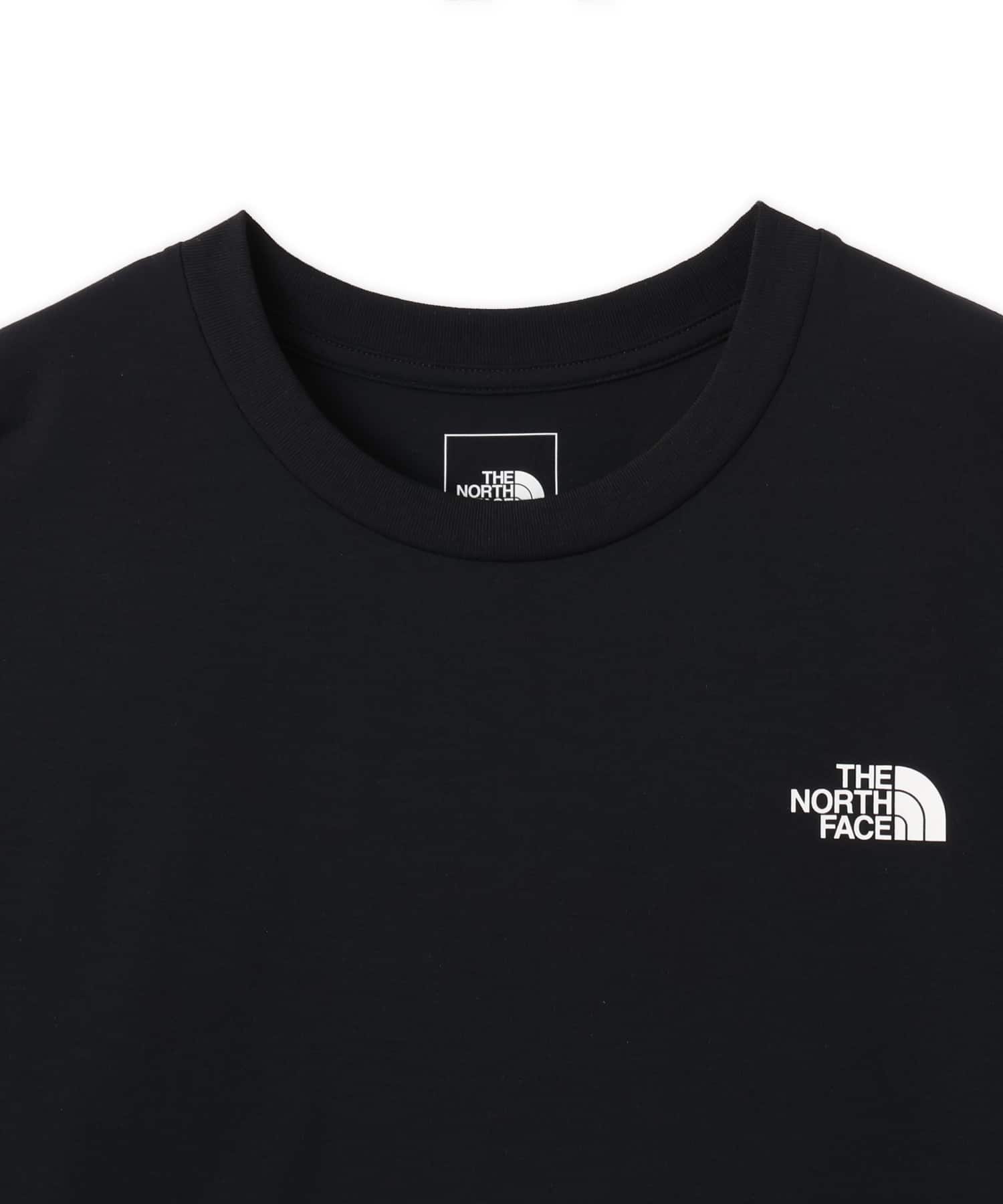 THE NORTH FACE S/S ES SQUARE LOGO TEE ブラックの画像