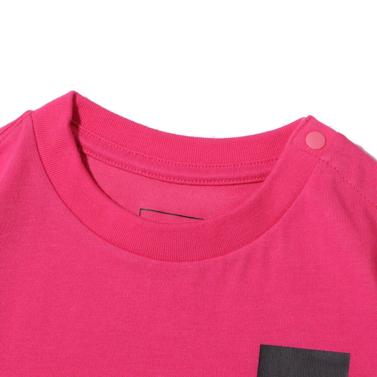 THE NORTH FACE BABY S/S SMALL SQUARE LOGO TEE MRピンク 23FW-Iの画像