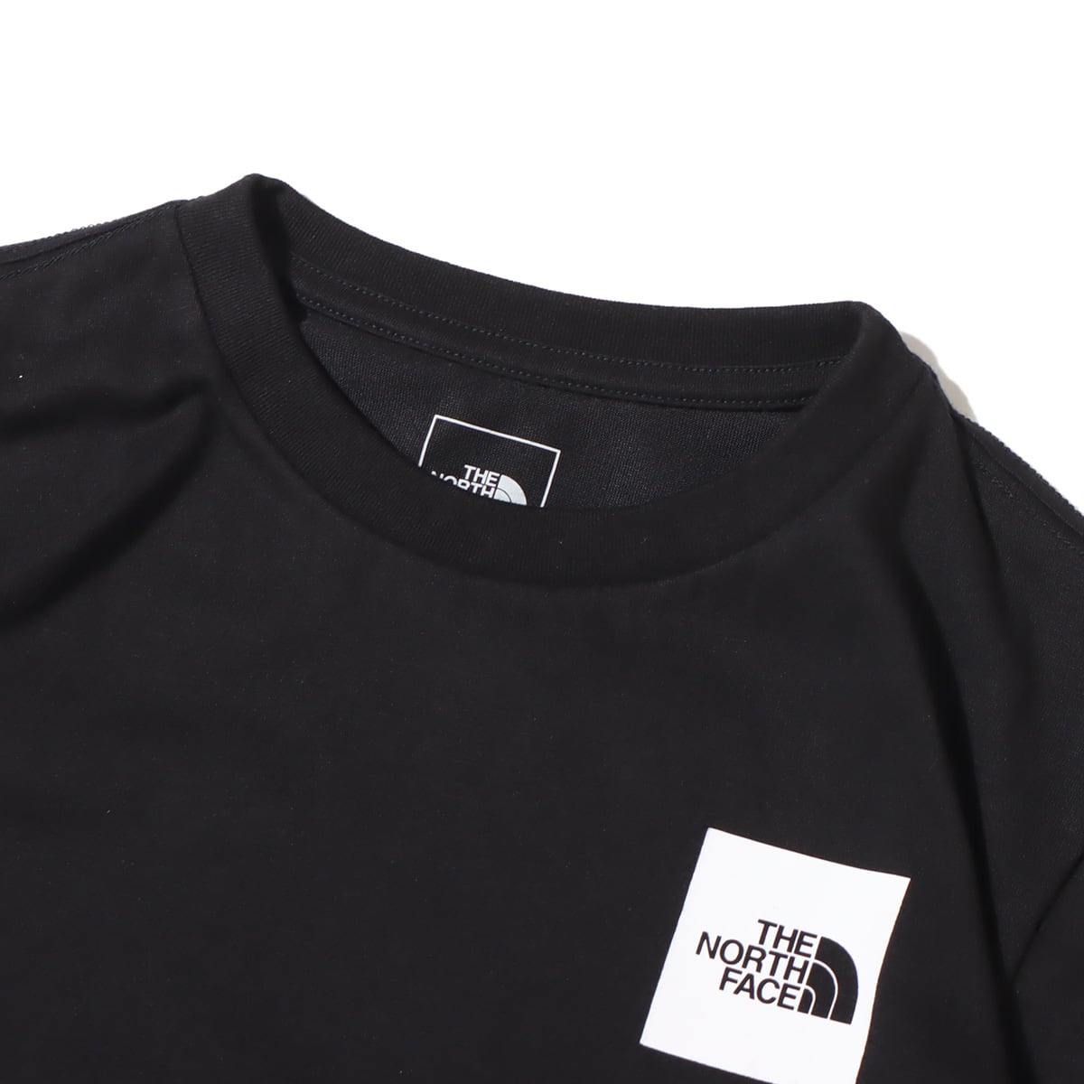 THE NORTH FACE S/S SMALL SQUARE LOGO TEE BLACK 23FW-Iの画像