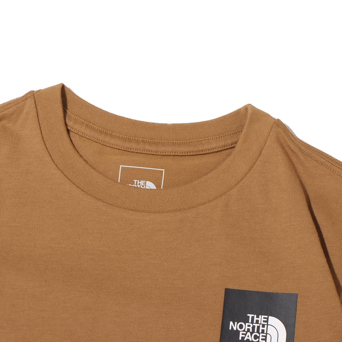 THE NORTH FACE S/S SMALL SQUARE LOGO TEE Uブラウン 23FW-Iの画像
