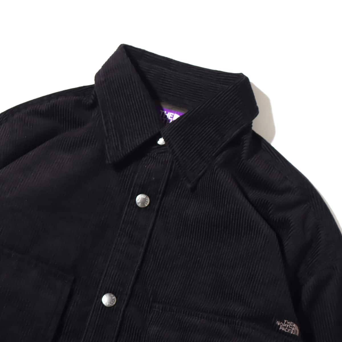 THE NORTH FACE PURPLE LABEL Corduroy Insulation Shirt Jacket Black 