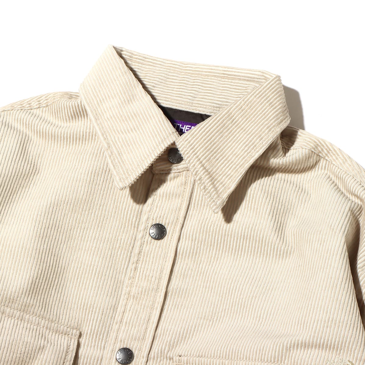 THE NORTH FACE PURPLE LABEL Corduroy Insulation Shirt Jacket Light Beige  22FW-I