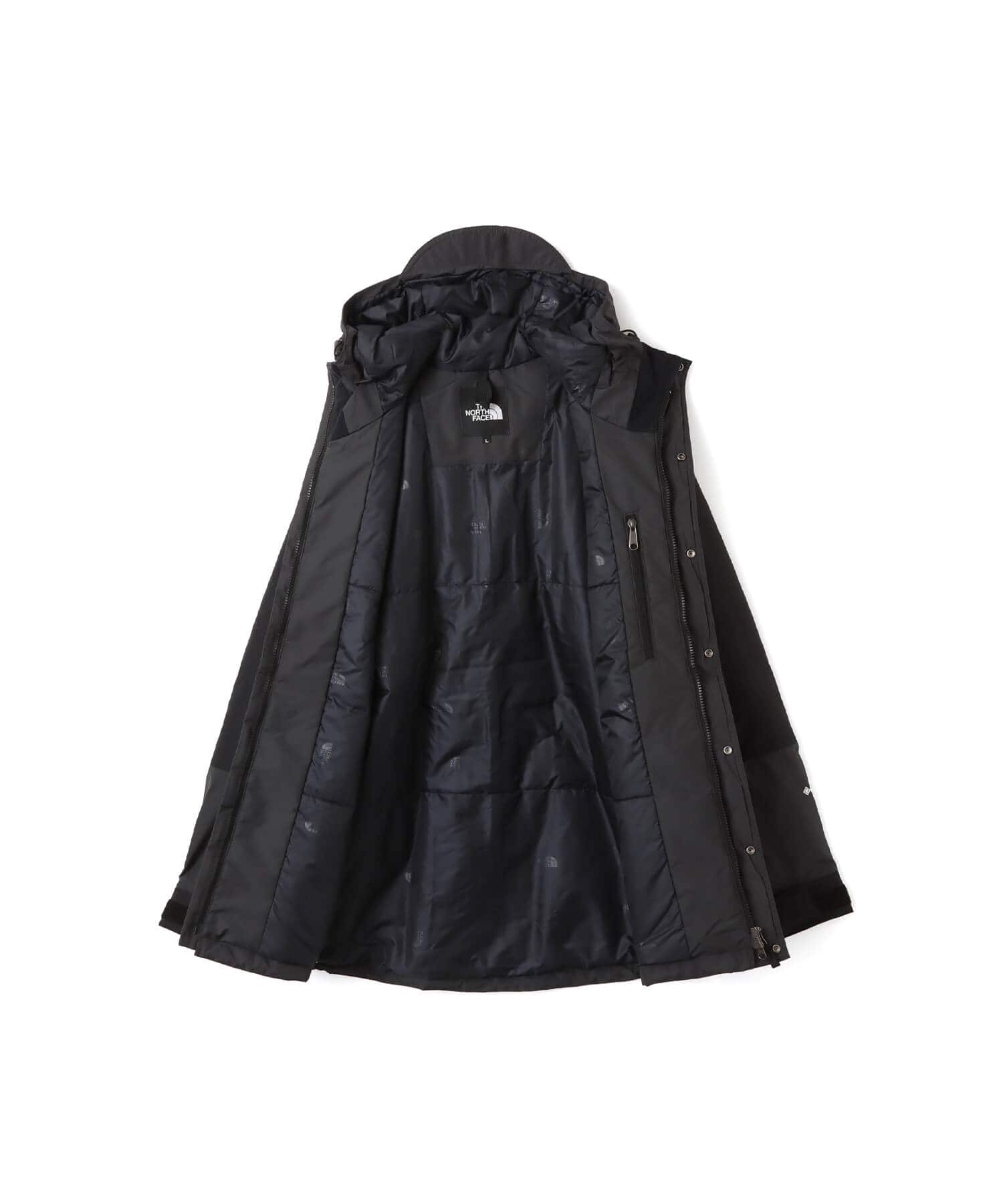 THE NORTH FACE Mountain Insulation Jacket ブラックxアスファルトグレーの画像