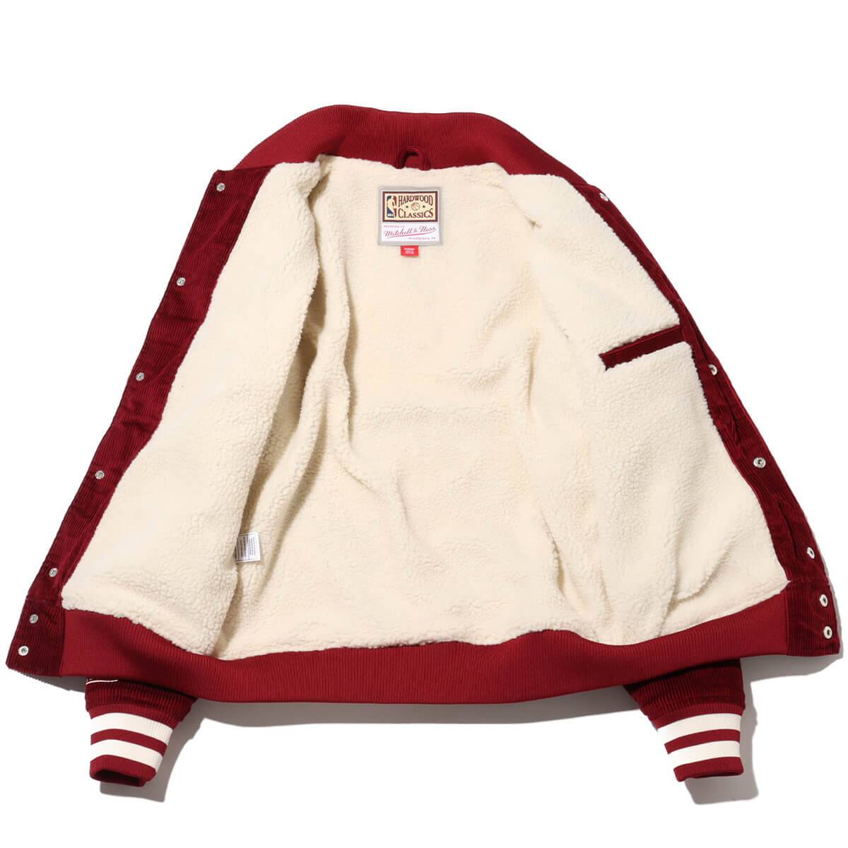 Mitchell & Ness COLLEGIATE VARSITY JACKET CBU RED 23FW-Iの画像