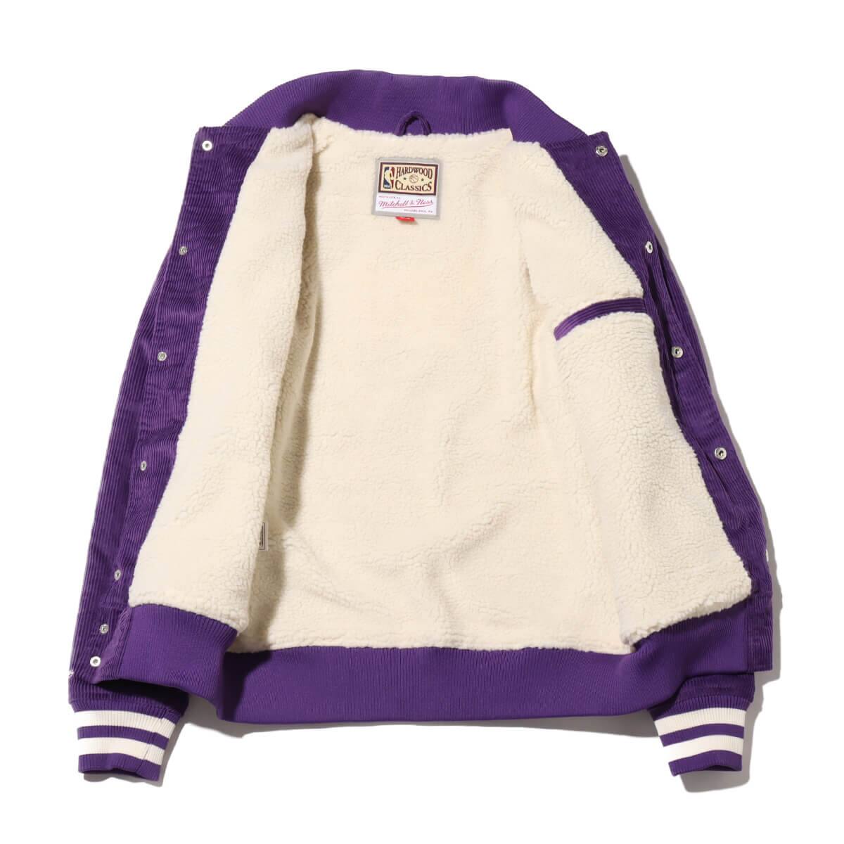 Mitchell & Ness COLLEGIATE VARSITY JACKET LAL PURPLE 23FW-Iの画像