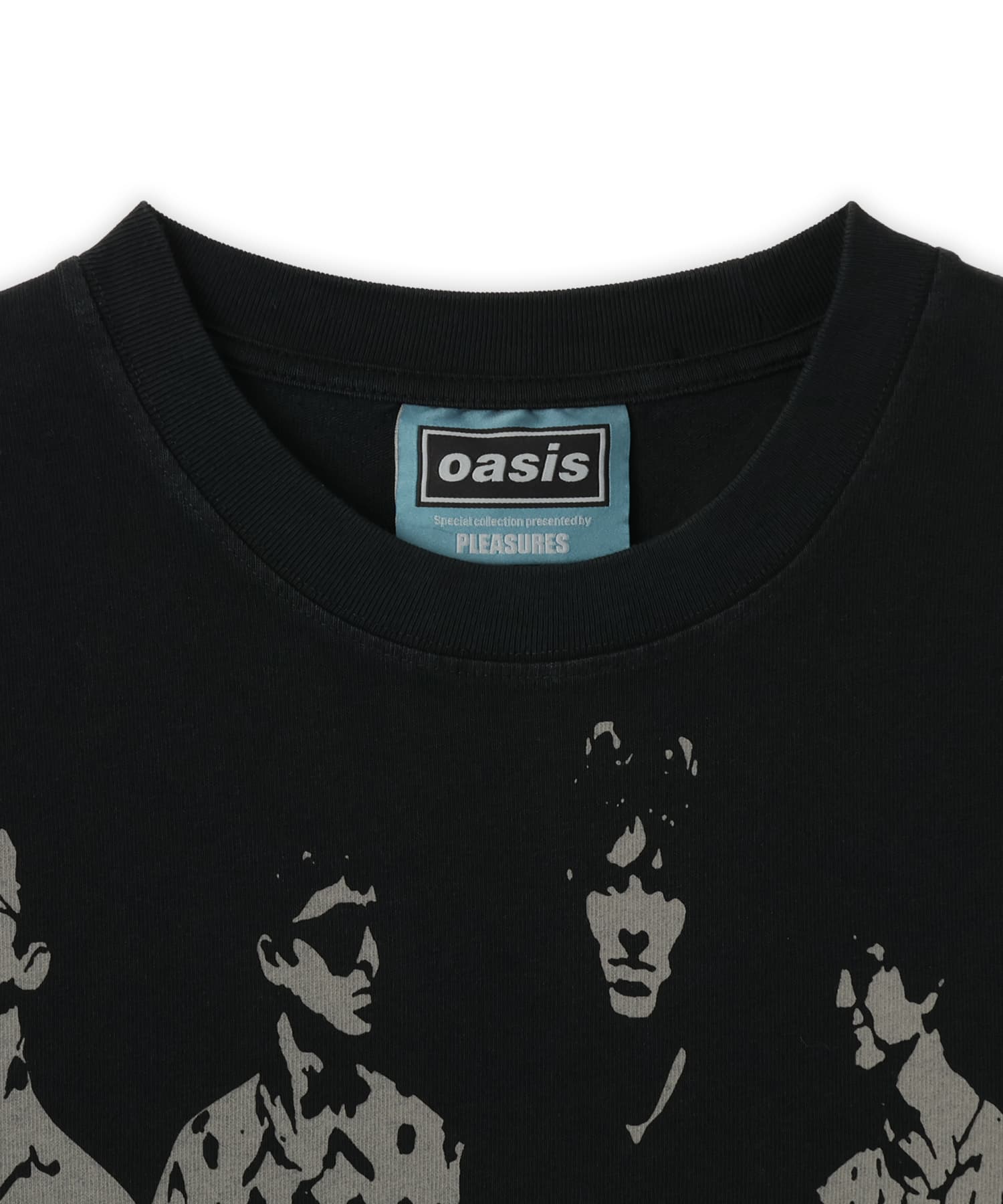 PLEASURES x OASIS DEFINITELY HEAVYWEIGHT SHIRT BLACKの画像