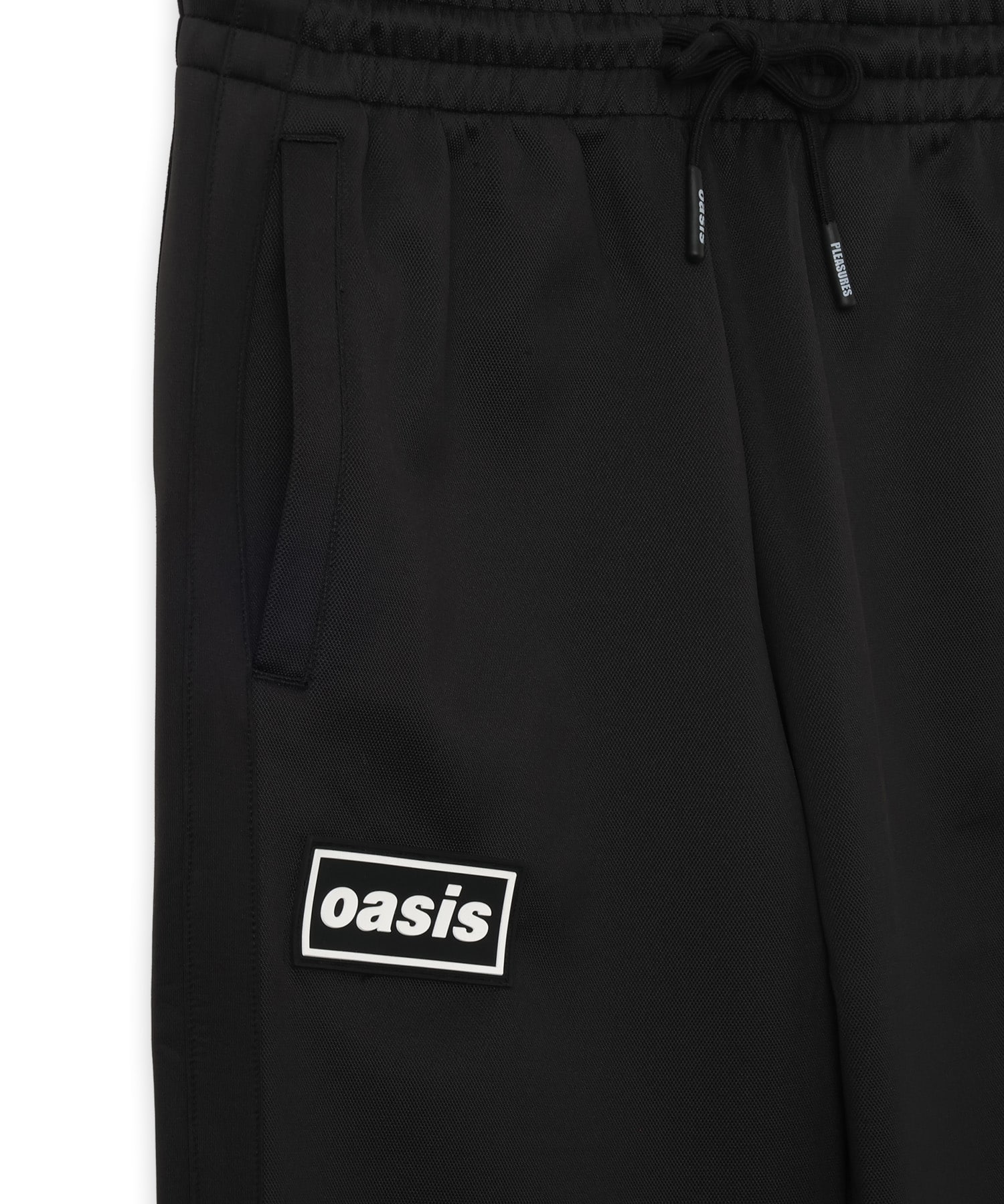 PLEASURES x OASIS FOREVER TRACK PANTS BLACKの画像