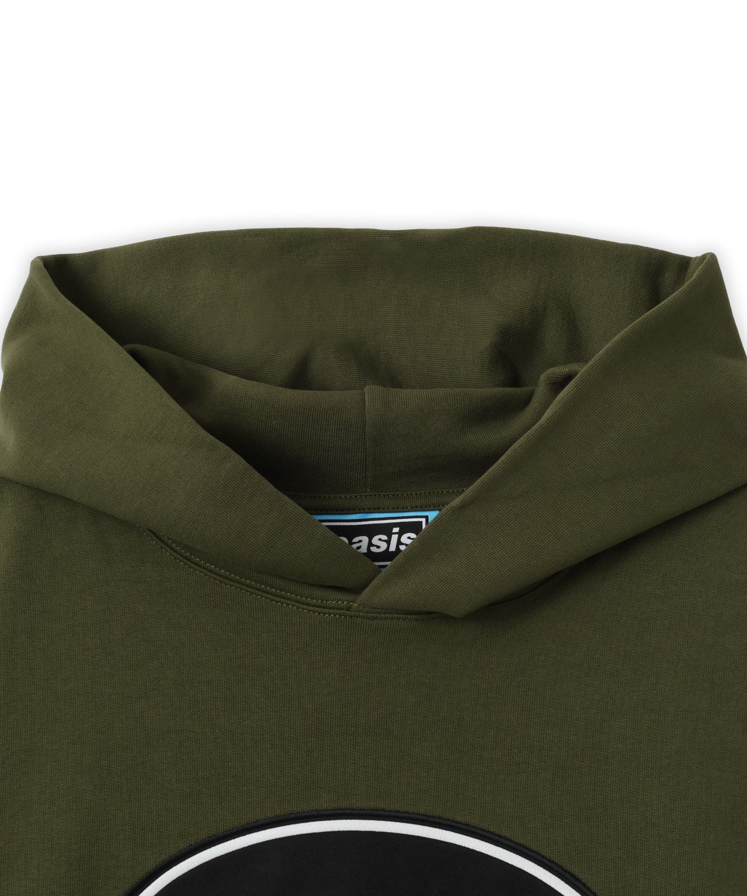 PLEASURES x OASIS KNEBWORTH HOODIE OLIVEの画像
