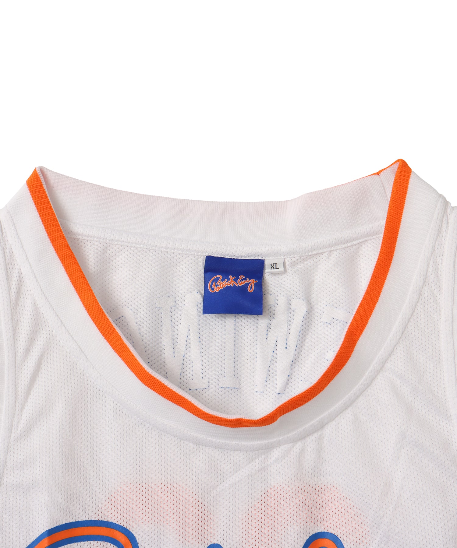 EWING Basketball Jersey WHITE/ORANGEの画像