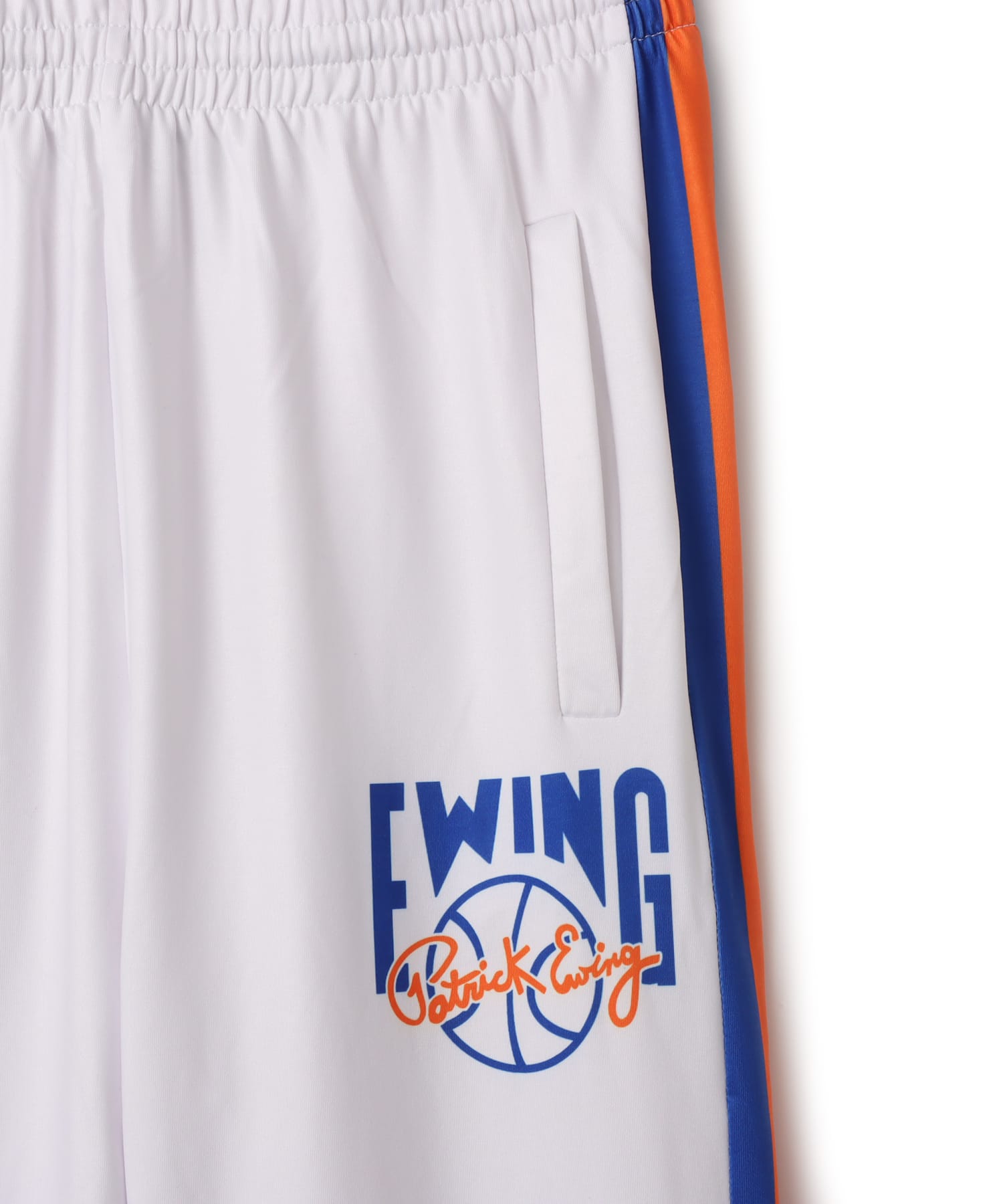 EWING Track Pants WHITE/ORANGEの画像