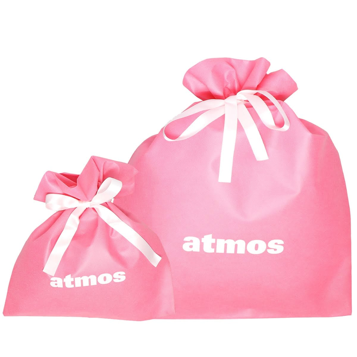 ATMOS PINK GIFT WRAPPING BAG NEW M ピンク 21FA-Iの画像