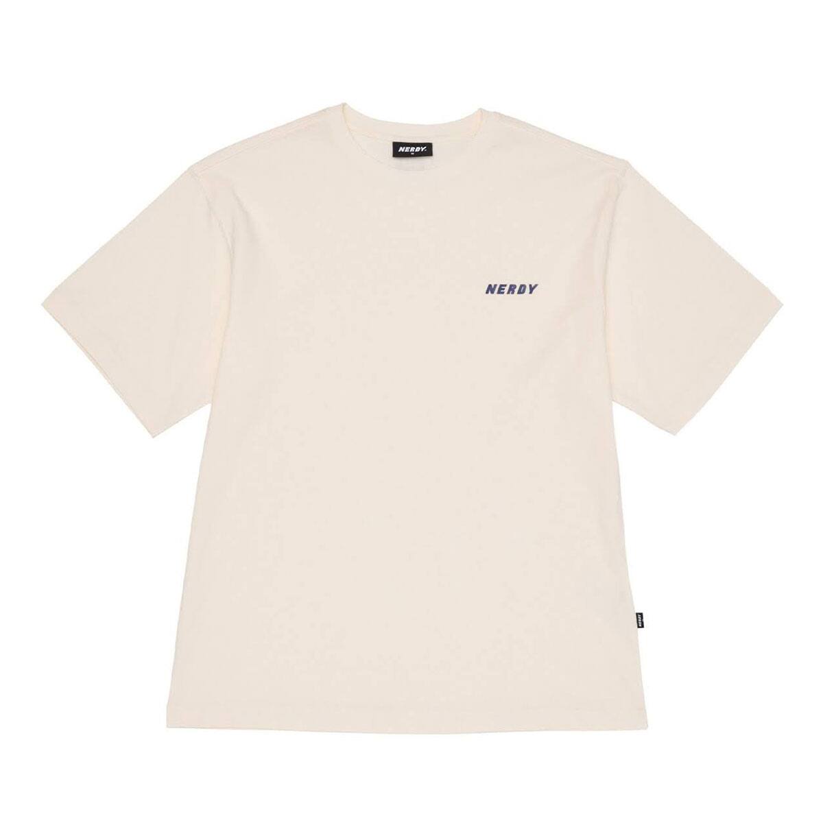 NERDY Essential 1/2 Sleeve T-shirt CREAM 22SU-Iの画像