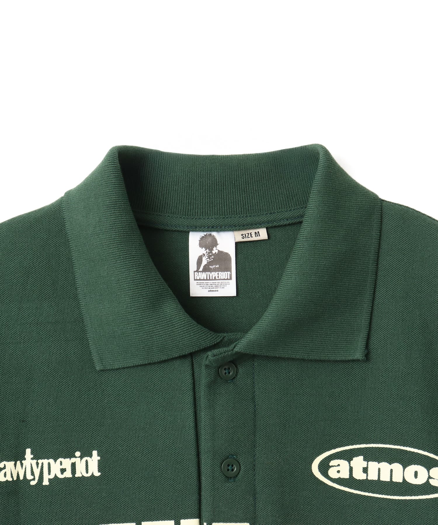 RawTypeRiot x RWB x Atmos Polo Shirt GREENの画像
