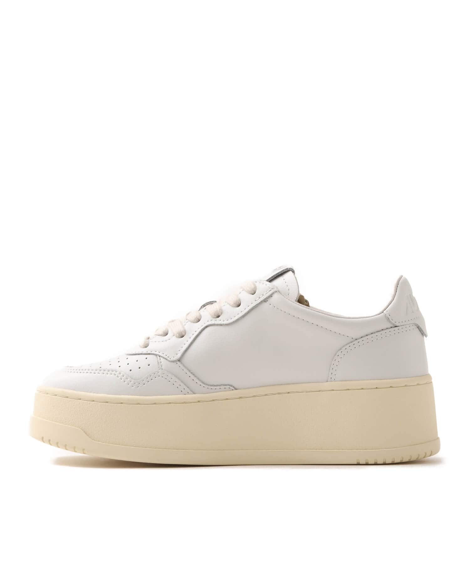 AUTRY PLATFORM LOW WOM WHITEの画像