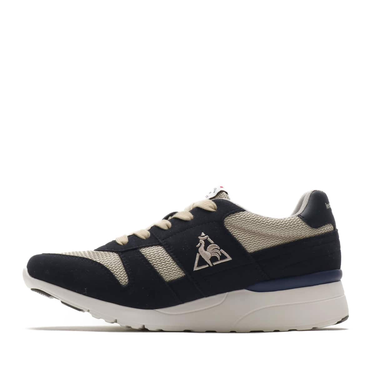 le coq sportif LA SEINE RIFT ベージュ/ネイビー 19FW-Iの画像