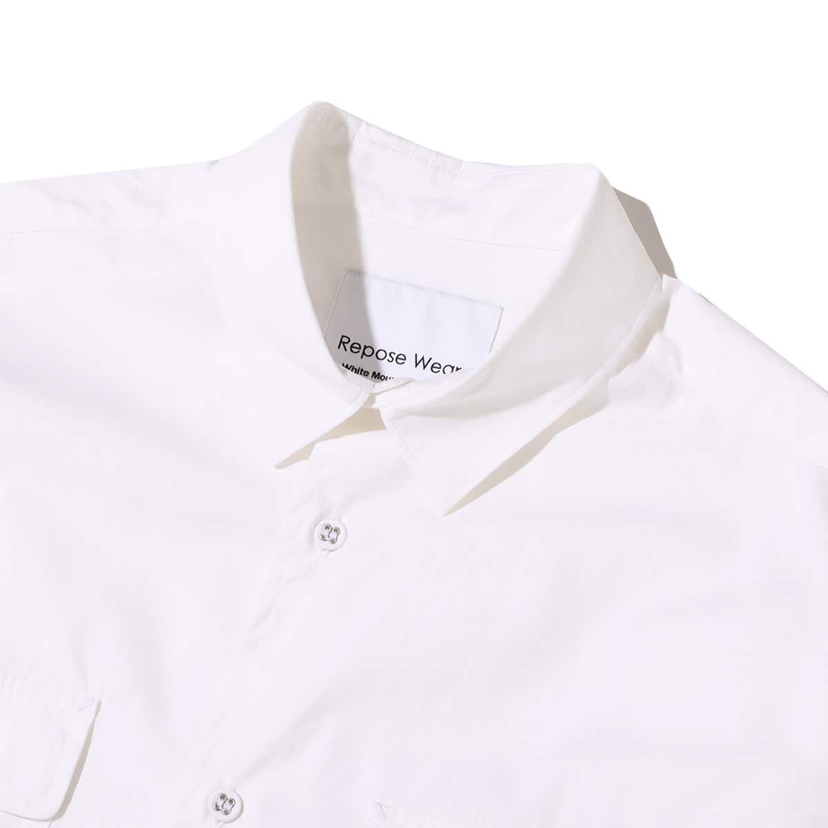 WHITE MOUNTAINEERING TYPEWRITER LONG SLEEVES WIDE SHIRT WHITE 21FA-Iの画像