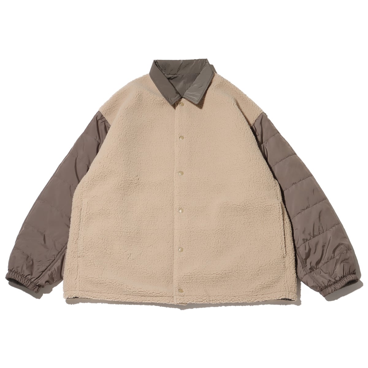 nanamica Reversible Wind Jacket Beige の画像