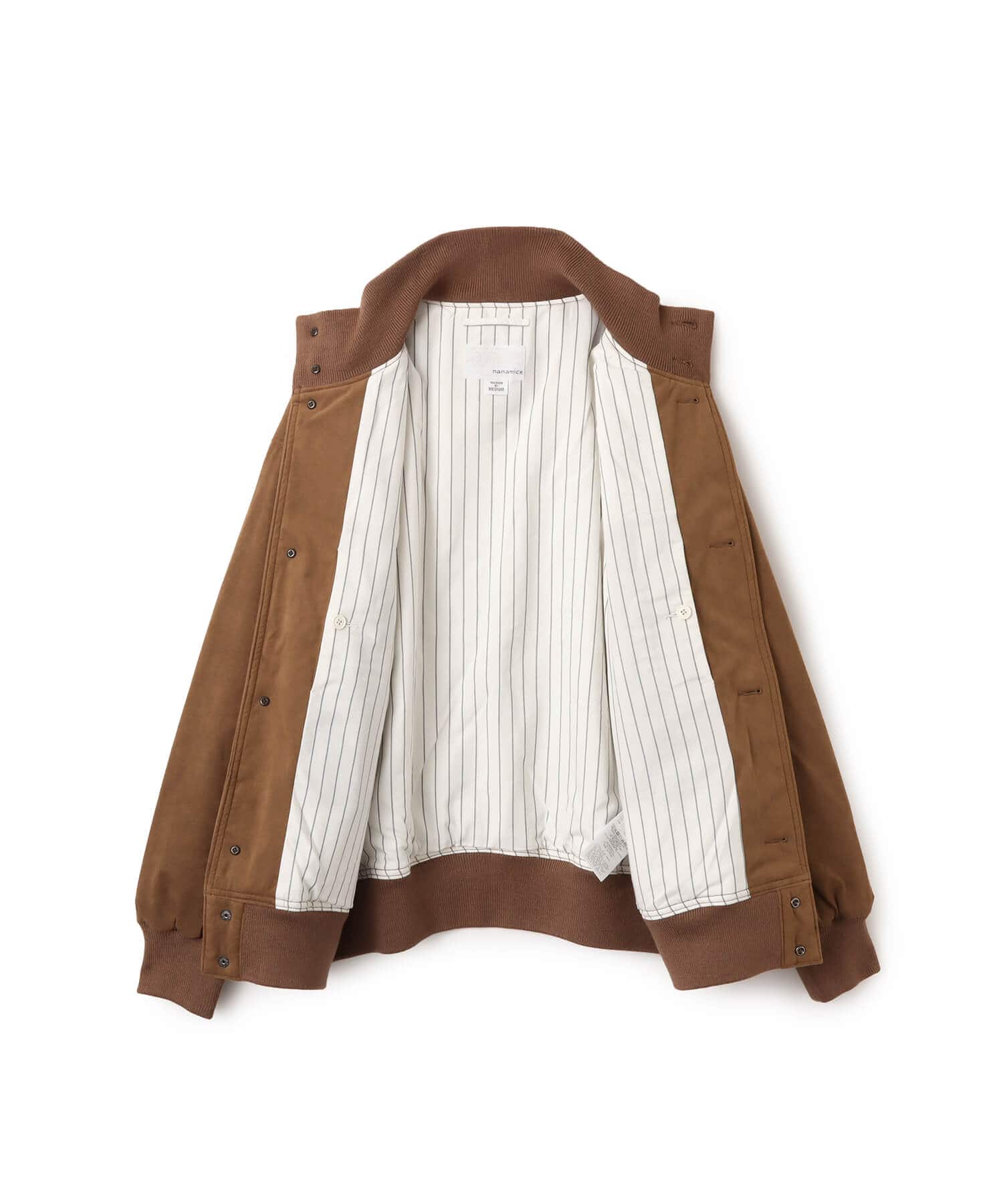 nanamica Insulation Crew Jacket Beigeの画像