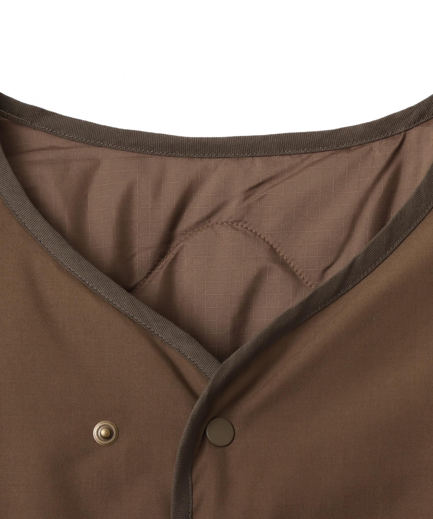 nanamica Reversible Down Cardigan Brownの画像